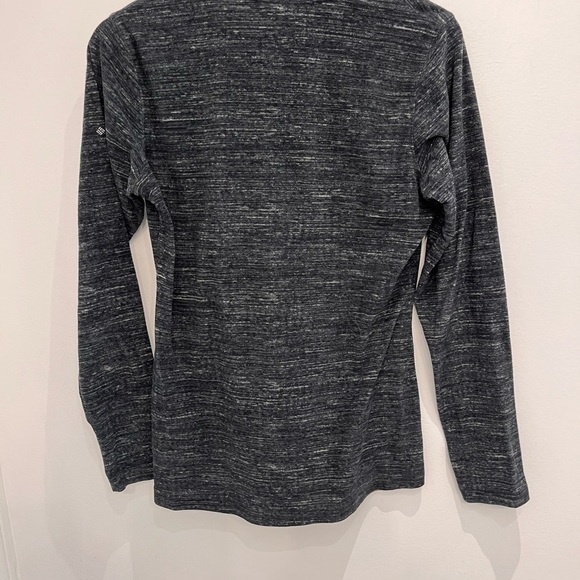 Columbia 1/4 zip polar long sleeve shirt black/gray size small - Picture 4 of 5